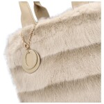 Módní dámská kabelka do ruky Máia, světle béžová