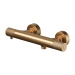 CERSANIT - Sprchová baterie nástěnná termostatická ZEN, měď broušená S951-800