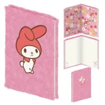Pyramid My Melody DPL10 / Plyšový blok / A5 formát / růžovo-bílý (SR2510538EPM)