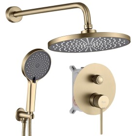 REA - Podomítková sprchová sada Lungo Stripe Gold Brush + BOX REA-P9492