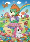 Trefl - Puzzle - Třpytivé puzzle Treflíci: Třpytivá Treflinka