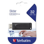 USB flash disk 32GB Verbatim Slider, 2.0 (98697)