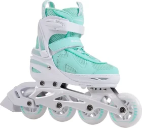 Blackwheels Flex Pro mátová / Kolečkové brusle / rekreační / nastavitelná velikost M 34-37