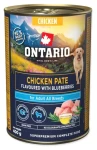 Ontario Adult kuřecí paté s borůvkami 400 g / Konzerva pro psy / Superprémiová / Grain free (214-859860)