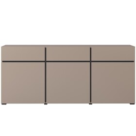 Komoda Cross 3D3S congo/černá