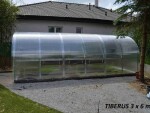 Polykarbonátový skleník – LANITPLAST TIBERUS SE 3×4 m PC 4 mm