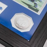Obraz Detroit Lions NFL Barry Sanders Statue Unveiling Silver Coin