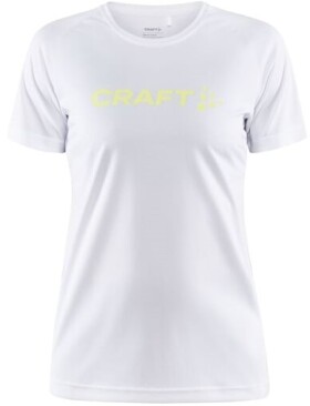 Běžecké tričko CRAFT CORE Unify Logo - bílé Velikost textilu: M