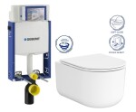GEBERIT KOMBIFIX ECO, nádržka UP 320 bez tlačítka + WC CERSANIT INTRO PRO OVAL /VÍROVÉ SPLACH/+ SEDÁTKO 110.302.00.5 IR1