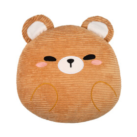 Manšestrový relaxační polštář - Medvěd - Albi