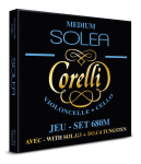 Savarez 680M Corelli Solea Cello Set - Medium