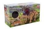 Mamido Dinosaurus Triceratops se zvukovými a svítícími efekty hnědý