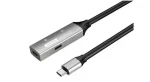 PremiumCord USB-C repeater 15m / Prodlužovací kabel / Male-Female / 5Gbps / Aluminium (ku31rep15al)