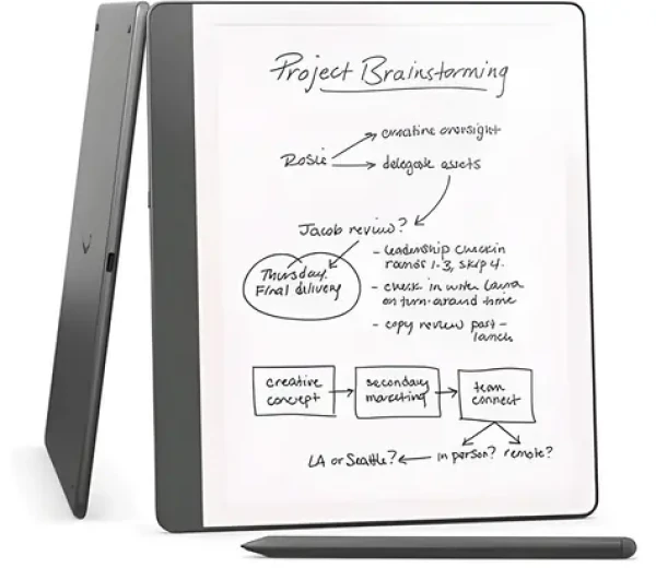 Amazon Kindle Scribe 2024 tungsten / Čtečka e-knih / 32GB / Premium Pen / bez reklam (840414663596)