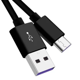 PremiumCord nabíjecí kabel USB-C - USB-A černá / Nabíjecí kabel / 5A / USB 2.0 / 0,5m (ku31cp05bk)