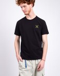 Tričko Montura Pencil Logo T-Shirt 9047 BLACK/VERDE LIME