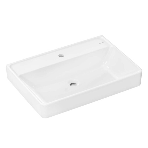 HANSGROHE - Xanuia Q Umyvadlo 70x48 cm, bez přepadu, otvor pro baterii, bílá 60223450