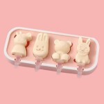 Dortisimo Silikonová forma na nanuky Zvířátka (na 4 ks) 3,5 cm