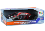 Mamido RC auto na dálkové ovládání 1:18 gumová kola Drift červené