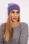 Čepice Paris fleece K213 fialová+pudrově růžová UNI