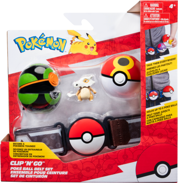Hrací sada Pokémon – pásek s Pokébally a figurkou Cubone 15. série - Talent show