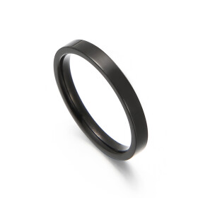 Elenys pánský prsten-3mm-černý Velikost: 11 (EU: 64-67)