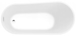 AQUALINE - TISA volně stojící vana, 170x80cm, bílá 2.jakost E1780