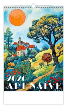 Kalendář nástěnný 2026 - Art Naive