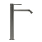 Vysoká umyvadlová baterie SAT Aurum bez výpusti broušený gun metal SATBAUR285BGM SATBAUR285BGM