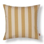 Ferm Living Venkovní povlak na polštář Strand Warm Yellow/Parchment 50 × 50 cm, žlutá barva, textil