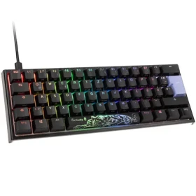 Ducky One 2 Pro Mini Kailh Brown černá / herní klávesnice / podsvícená / mechanická / drátová USB-C / DE (DKON2061ST-KDEPDAZTK2)
