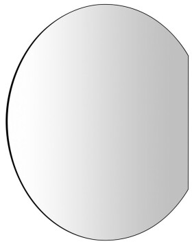 SAPHO - DARA CUT zrcadlo s LED podsvícením 20W, ø 100x90cm, topná fólie 34900CI