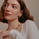 Náušnice s tygřím okem Jacina - autorská kolekce, Zlatá