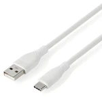 Nedis USB-A - USB-C 1,5 m bílá / Nabíjecí kabel / USB 2.0 / 15 W / 480 Mbit/s / Silikonový (CCGB60800WT15)