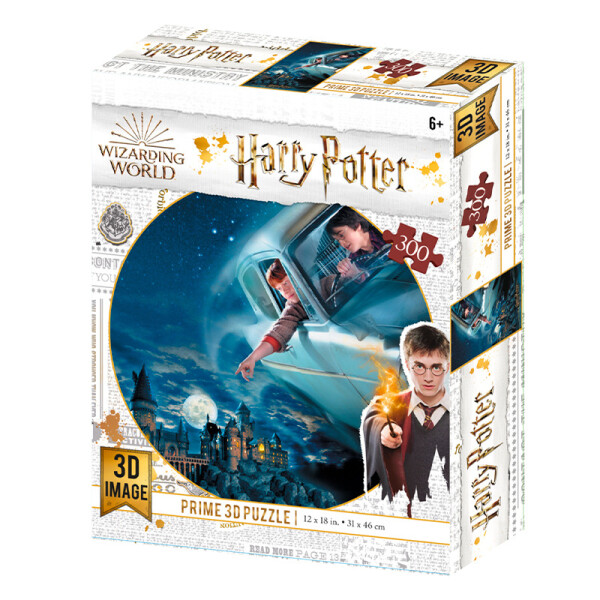 Harry Potter 3D puzzle - Harry a Ron letící na Bradavicemi 300 dílků - Schleich Farm World