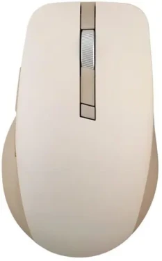 ASUS MD200 Silent Plus béžová / bezdrátová optická myš / kancelářská / optická/ pro praváky / 4200 DPI / USB+BT (90XB0790-BMU0A0)