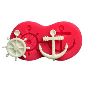 Cesil Silikonová forma Kormidlo a kotva