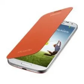 SAMSUNG flipové pouzdro pro SAMSUNG Galaxy S IV (i9505, i9506) / Oranžová (EF-FI950BOEGWW)