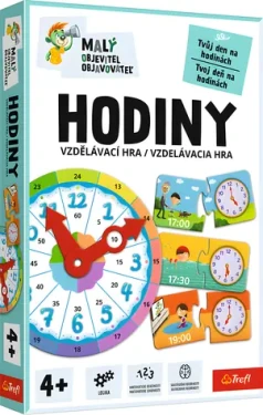 TREFL Vzdělávací hra Malý objevitel: Hodiny