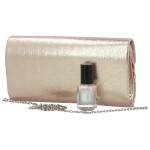 Dámská společenská kabelka Zahra, růžovo-zlatá