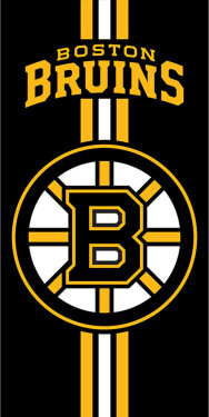 Froté osuška NHL Boston Bruins Prestige Black 70x140 cm
