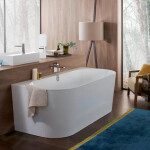 VILLEROY & BOCH - Oberon 2.0 Vana 1800x800x460 mm, Quaryl, bílá UBQ180OBR9CD00V-01