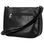 Trendy dámská koženková crossbody kabelka Betty, černá