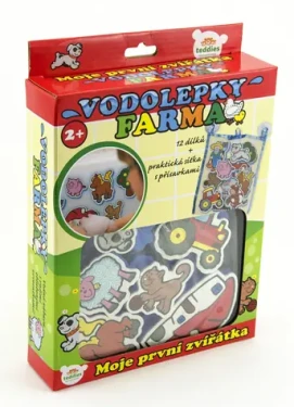TEDDIES Vodolepky Moje první zvířátka: Farma