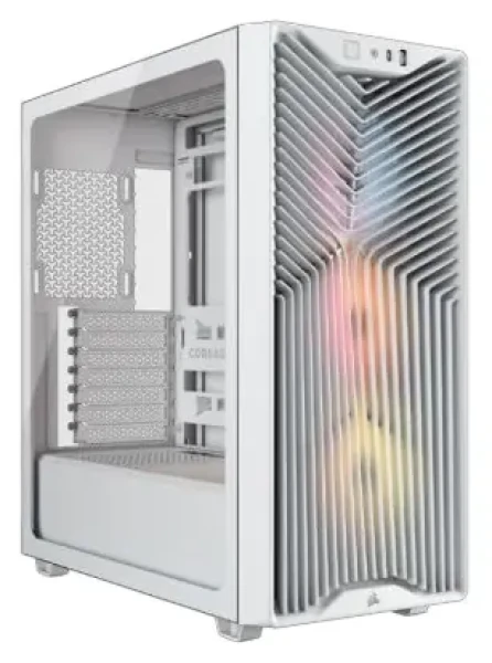 Corsair 3200D RS bílá / Mid-Tower / ATX / průhledná bočnice (CC-9011335-WW)