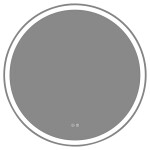 CERANO - Koupelnové LED zrcadlo Eterno - Ø 50 CER-8050BD6951