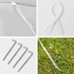 Zahradní pavilon stan 3x3 m s automaticky rozkládací střechou Bílá