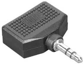 Hama 45368 rozdvojka 3.5mm jack samec na 2x 3.5mm jack samice černá / stereo (45368-H)