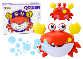Mamido Hračka do vany na tvoření bublin veselý krab červená