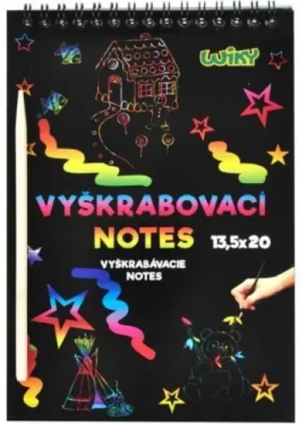 Vyškrabovací notes duhový